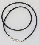 Braided Choker Necklaces 2mm lightweight Nylon Cord Silver Lobster Clasp USA