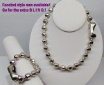 12mm Chunky Ball Chain Necklace Choker 18"  ~ NPS Steel Beads 1/2" ~ Goth Retro