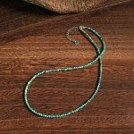 AAA Turquoise Choker Tiny Beaded Healing Reiki Energy Women Boho Daily Necklace
