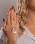 Custom Name Necklace Multiple Personalized Nameplate Pendant Sterling SIlver