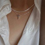 Silver Color Sparkling Necklace For Women Trendy Clavicle Chain Choker Girls Korean Wedding Party Jewelry Accessories