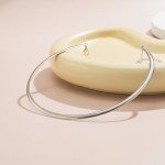 Elegant Simple Chunky Circle Torques Necklace for Women Trendy Choker Collar 2023 Fashion Jewelry on the Neck Accessories Female