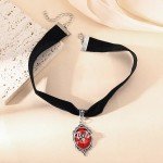 Punk Goth Black Velvet Choker Necklaces Gothic Style Rope Women Neck Decoration Chocker Jewelry on Girl Neck Accessories
