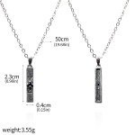 Anime Jujutsu Kaisen Toji Fushiguro Cosplay Necklace Inverted Spear of Heaven Weapon Pendant Choker For Men Women Jewelry Gifts
