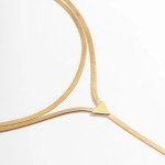 Vintage Multilayer Triangle Pendant Long Snake Chain Necklace for Women Classic Goth Chest Clavicle Choker Neck Jewelry Gift