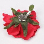 1pcs  Bridal Rose Flower Hairpin Brooch Wedding Bridesmaid Party Accessories Hair Clip
