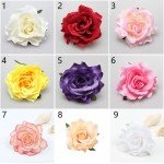 1pcs  Bridal Rose Flower Hairpin Brooch Wedding Bridesmaid Party Accessories Hair Clip
