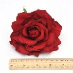 1pcs  Bridal Rose Flower Hairpin Brooch Wedding Bridesmaid Party Accessories Hair Clip