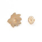 Buddhism White Lotus Flower Enamel Pin Floral Plant Brooches Denim Coat Backpack Lapel Pin Men Women Badge Japanese Jewelry Gift