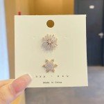 2pcs Small Flower Crystal Brooch Pins Butterfly Zircon Badge Fixed Clothes Accessories Luxulry Jewelry Brooches for Women