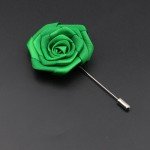 Men's Handmade Floral Brooches Sage Green Pink Blue Brooch Pin Suit Shirt Corsage Collar Lapel Pin Wedding Jewelry Accessory