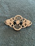 Vintage Victorian Floral Symbol Elegant Brooch