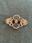 Vintage Victorian Floral Symbol Elegant Brooch