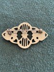 Vintage Victorian Floral Symbol Elegant Brooch