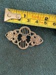 Vintage Victorian Floral Symbol Elegant Brooch