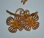 Four Vintage Gold Filled Floral Brooches_Star-Art, Bal-Ron, and More
