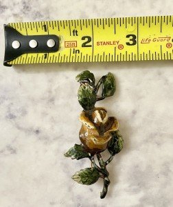 Rose Floral Design Fashion Vintage Brooch