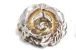 Lot of 4 Sterling Silver Floral Brooches