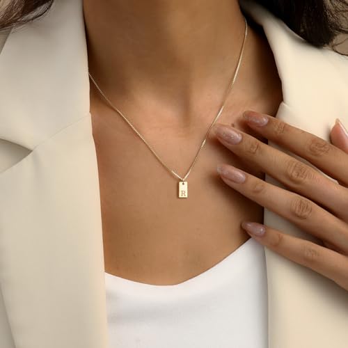 Personalized Gold Initial Necklace for Women
