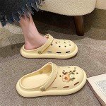 Elegant Flower Brooch for Women - Crystals Shell Pearl Floral Brooch with Gold Tone Hand Polished - Great for Wife,Sisters,Friends,Daily Wear or Dating