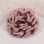 Merdia Rose Flower Brooches and Pins for Women Elegant Flower Pins | Flower Hair Clips for Women | Flower Brooches for Women Dress | Hair Accessories for Women | Rose Brooch Pin Hat Pins | Dusty pink