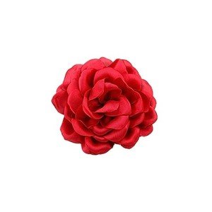 Dainty Peony Flower Brooches Pins Delicate Chiffon Rose Flower Brooch Classic for Wedding Party Dance Banquet for Women Ladies Elegant Lapel Pins Dress Suit Ceremony Clothes Accessories Jewelry Valentine's Day Christmas Gifts 95mm (Red)