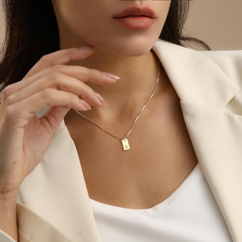Personalized Gold Initial Necklace for Women