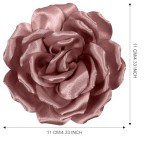 Merdia Rose Flower Brooches and Pins for Women Elegant Flower Pins | Flower Hair Clips for Women | Flower Brooches for Women Dress | Hair Accessories for Women | Rose Brooch Pin Hat Pins | Dusty pink