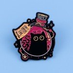 Cute Black Cat Enamel Pin Animal Brooch Pines Lapel Pins Badge on Backpack Clothing Accessories Witch Jewelry Halloween Gifts