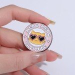 Certified Cat Lady Enamel Pins Cats Anti Depression Brooches Lapel Badges Custom Mental Health Jewelry Gift For Pet Lovers