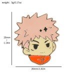 Anime Jujutsu Kaisen Enamel Badge Cartoon Figure Itadori Yuji Satoru Gojo Brooch for Backpack Clothing Lapel Pins Accessories