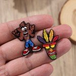 Anime Game Enamel Pin Cartoon Animal Wolf Character Brooch Badge Metal Lapel Backpack Sweater Accessories Jewelry Gifts