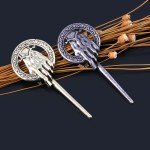 Movie Hand of the King Badge Brooch Song Of Ice and Fire Finger Fist Sign Power Pin Vintage Punk Fashion Jewelry Men Women Gift