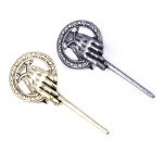 Movie Hand of the King Badge Brooch Song Of Ice and Fire Finger Fist Sign Power Pin Vintage Punk Fashion Jewelry Men Women Gift