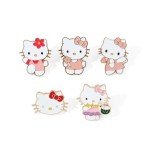 Sanrio Hello Kitty Cute Kit Cat Lapel Pins for Backpacks Brooches for Women Enamel Pin Gift Fashion Jewelry Accessories