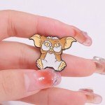 Little Elf Enamel Pins Custom Horror Movie Brooches Lapel Badges Cartoon Punk Animal Jewelry Gift for Fans Friends