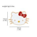 Sanrio Hello Kitty Cute Kit Cat Lapel Pins for Backpacks Brooches for Women Enamel Pin Gift Fashion Jewelry Accessories