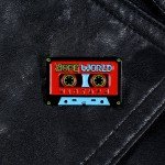 Vintage Tape Enamel Pin Custom 90's Song Pop Music Brooches for Shirt Lapel Backpack Badge Nostalgic Jewelry Gift for Kids