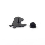 Tyrannosaurus Rex Enamel Pins Custom Cute White Dinosaur Brooches Bag Clothes Lapel Pin Simple Jewelry Gift for Kid Friend