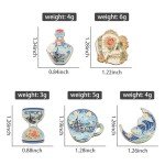 4-7pcs Sets Cartoon Anime Boy and Fox Enamel Pins Cowboy Girl Cute Animal Brooches Lapel Badge Art Oil Painting Jewelry Gifts