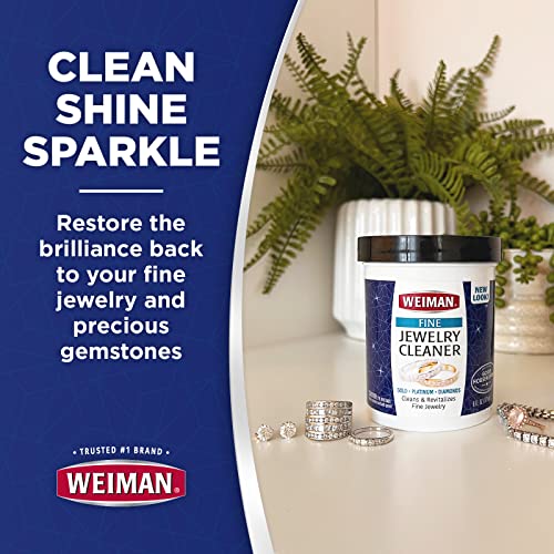 Weiman Jewelry Cleaner Liquid - Restores Shine & Brilliance