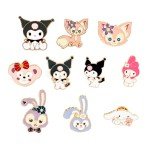Hello Kitty Kuromi Pochacco Cute Kit Cat Lapel Pins for Backpacks Brooches for Women Enamel Pin Gift Fashion Jewelry Accessories