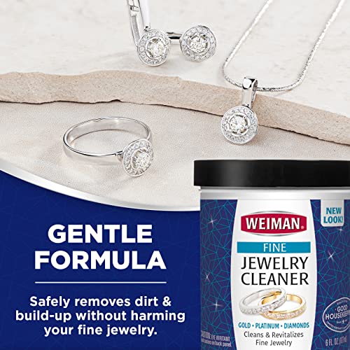 Weiman Jewelry Cleaner Liquid - Restores Shine & Brilliance