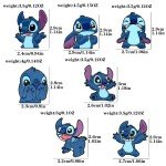 7 Pcs Creative Lilo&Stitch Brooch Personalized Stitch Enamel Pin Backpack Clothing Jewelry Metal Badge Accessories Gift