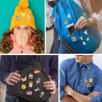 20 pcs Cute Mixed Enamel Pins Bulk Set, Funny Plant Anime Lapel Badges, Cartoon Button Pins Jewelry for Backpack Cloths Hats Jacket Decoration, Festival Gifts (20 pcs)