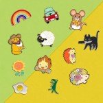 fiintrwa 20 Mixed Enamel Brooch Bulk Set,Lapel Badges, Cartoon Plant Enamel Pin Sets, Funny Button Pins Jewelry for Backpack Cloths Hats Jacket Decoration