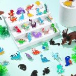 Giegxin 40 Pcs Dinosaur Pins Bulk Dinosaur Enamel Pins Cute Cartoon Backpacks Pins Animals Brooch Pins Graduation Pins Teacher Pins for Backpacks Clothes Classroom Student Gifts