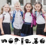 7 Pcs Cat Enamel Pin Cute Cartoon Animal Brooch Funny Alloy Lapel Pins Cat Clip Decoration Badges for Clothes Backpacks Jackets Bags Hat Valentine's Day Gift Halloween Party