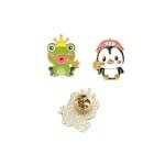 Cute Enamel Pin Set Lapel Pins Brooches Cartoon Animal Brooch Badge Pins for Clothes Bags Backpack Party Decoration Gift
