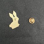 Shuning Origami Animal Enamel Pin - Cartoon Fox Panda Koala Alpaca Rabbit Brooch for Backpack Clothes Lapel Pin Badge Jewelry